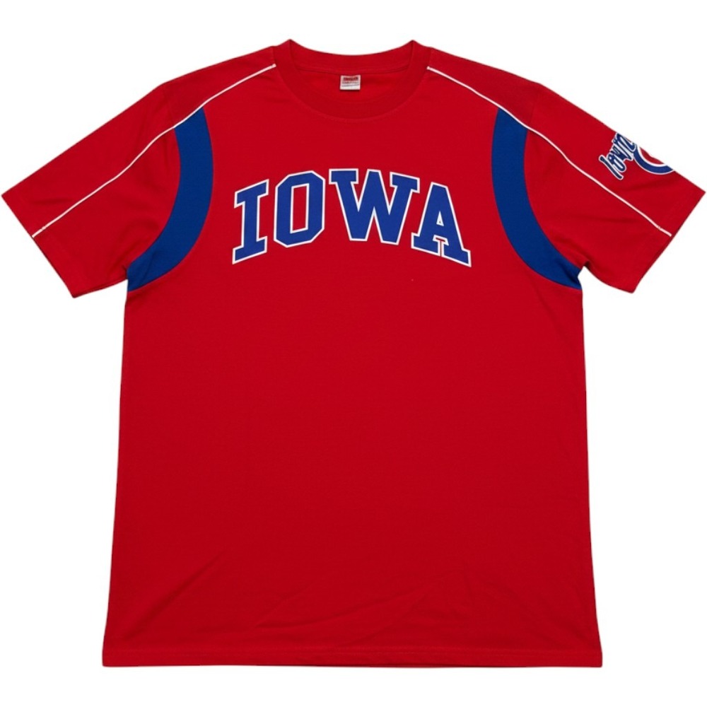 Success Brands Iowa Cubs T-Shirt Mens XL Red Excellent Long 27 Baseball Jersey